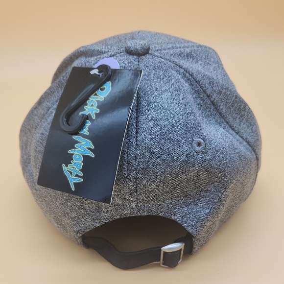 "Pickle Rick" Rick & Morty Gray and Black Cap - Adult Swin - New With Tags - Picture 3 of 6